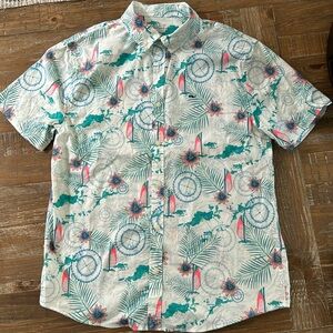 Vineyard Vines boys Hawaiian shirt size Xl (18)
